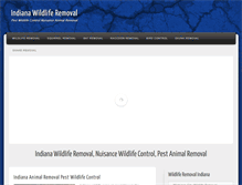 Tablet Screenshot of indianawildliferemoval.net